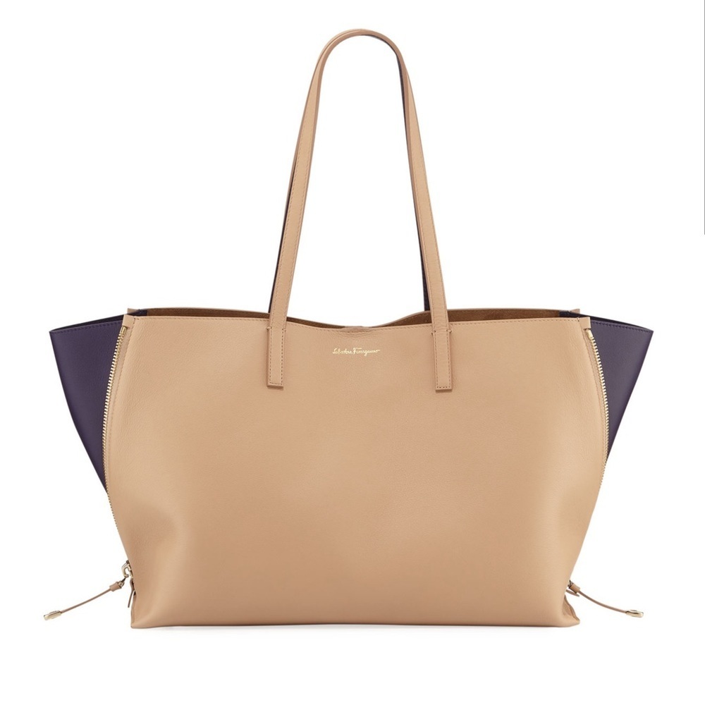 Salvatore Ferragamo Large Jet Set Shoulder Tote Bag - Picture 1 of 14